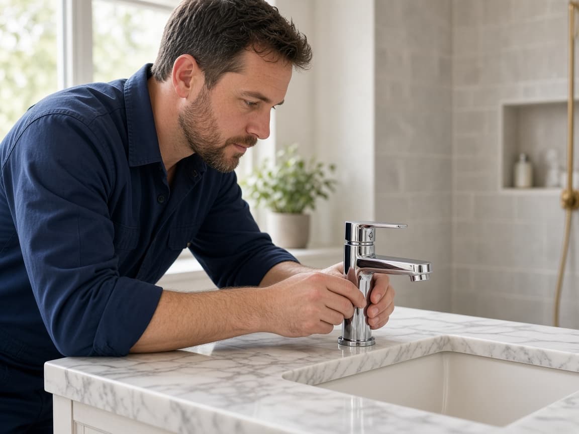 Residential bathroom renovation plumbing support in Nashville, TN