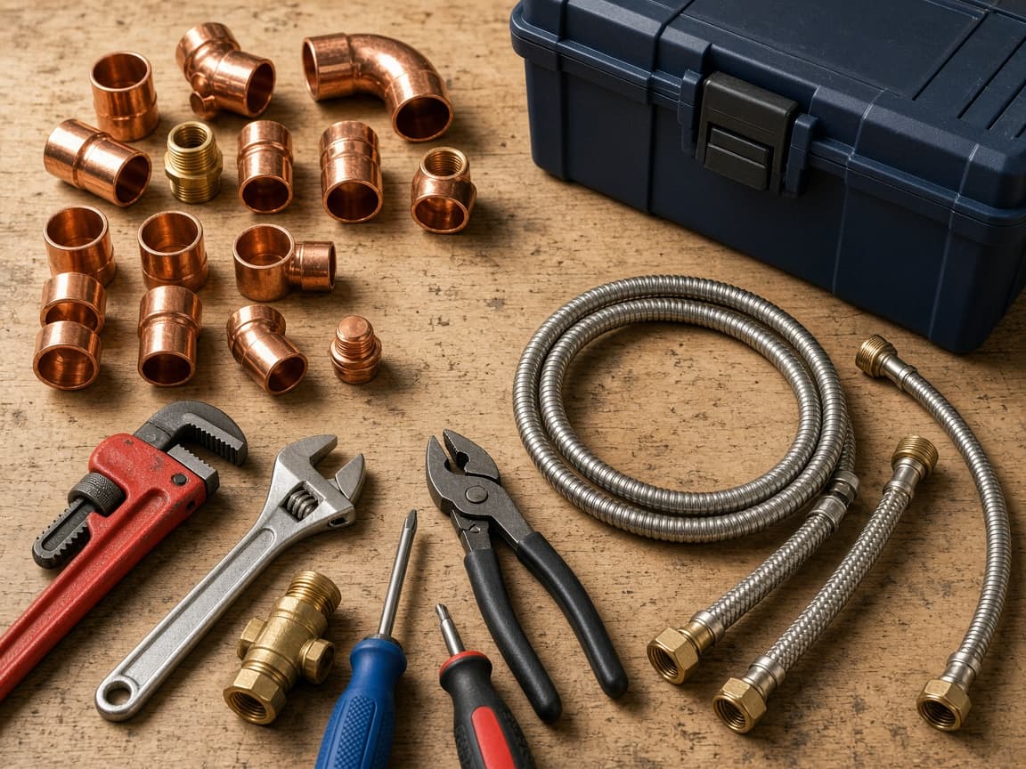 Professional plumbing tools ready for Hendersonville drain cleaning