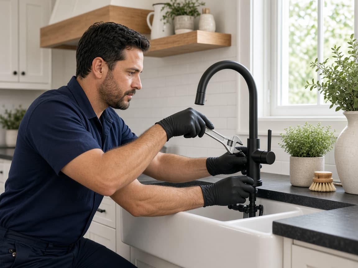 Bathroom vanity and plumbing fixtures in La Vergne, Tennessee